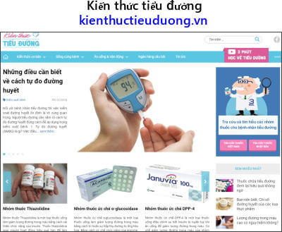 Trang thông tin về bệnh tiểu đường đã xuất hiện tại Việt Nam 2
